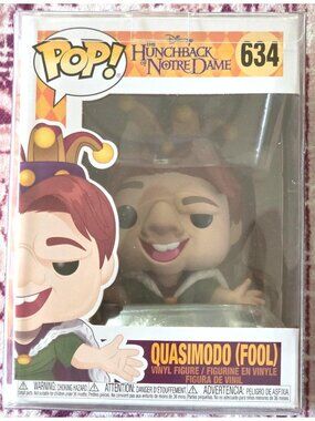 Funko Pop! Vinyl: Disney - Quasimodo (Fool) #634 with protective case NEW!!!